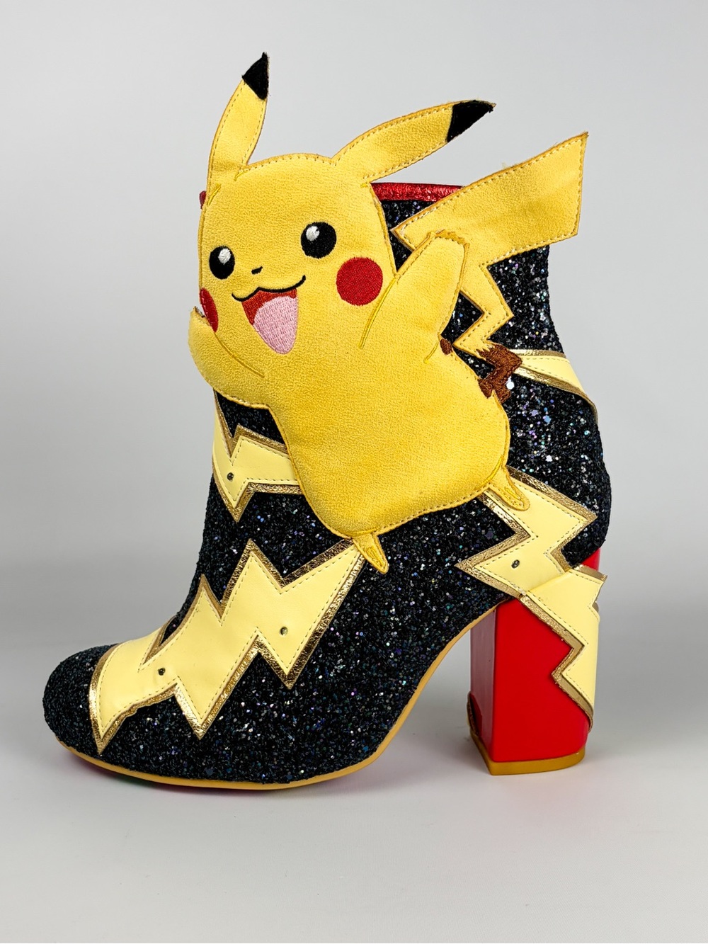 Irregular Choice x Pokémon Shock Walk Pikachu Light-Up Boots | NIB EU 39